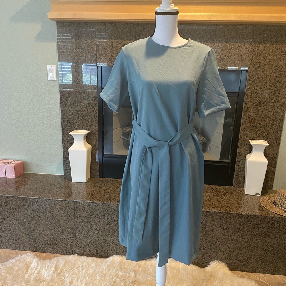 NWOT Shein Sage Green Dress Size S